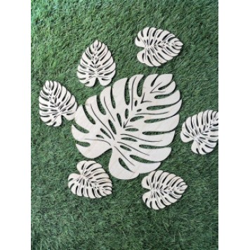 Лист Монстеры подставка под горячее